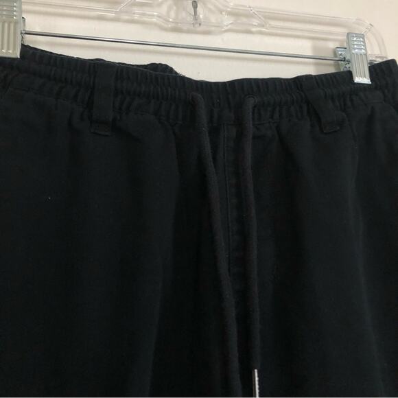 Volcom Repreve Recycled Straight Leg Elastic Waist Drawstring Pullon Black Pants - Picture 4 of 8